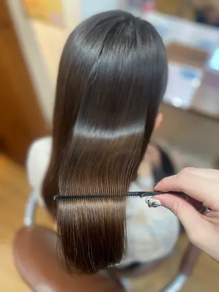 ロング カラー 💛Wakana💛 ノンダメージカラーのヘアスタイル