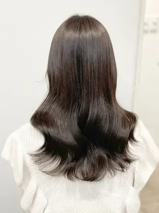 ロング 韓国アイドルヘア🤍 nanako🦋のヘアスタイル