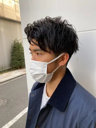 ショート パーマ メンズ 縮毛矯正✖️似合わせ 🌻ヒトミのヘアスタイル