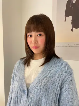 ミディアム 🌿ボブ＆パーマ 太田 カイト🌿のヘアスタイル