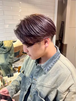 ショート カラー メンズ 田中 旭 横浜メンズ特化のヘアスタイル