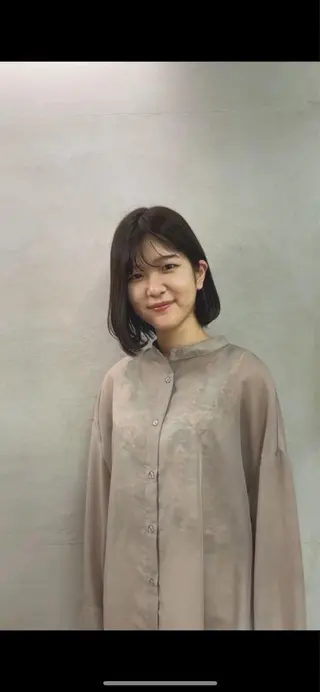 ミディアム カラー lmano所属・🍃○岡 |  Maruokaのヘアスタイル