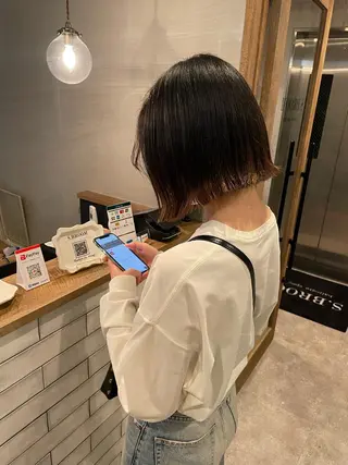 ショート S.BROOM なんばTAKUYAのヘアスタイル