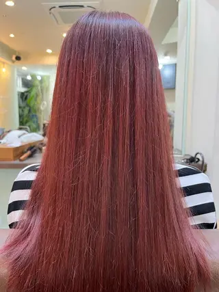 ロング カラー 戸川 紗良のヘアスタイル