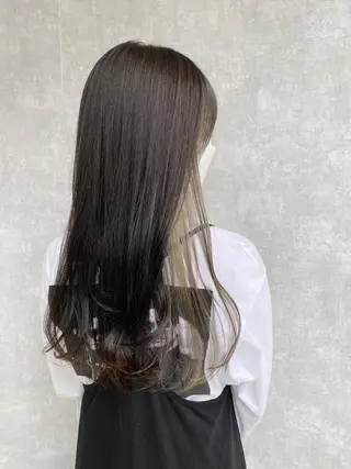セミロング カラー 入江 允のヘアスタイル