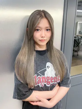 ロング カラー Elsa エルサのヘアスタイル