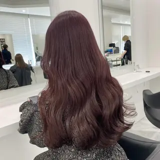 ミディアム 🍒おたく美容師🍒 暖色ヘア Yuu🍒のヘアスタイル