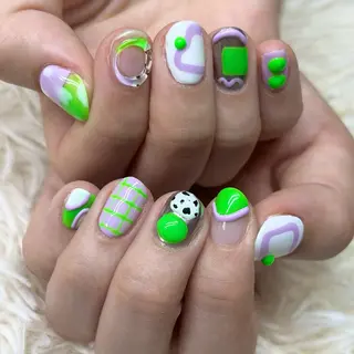 ネイル 🐕‍🦺Yappy 💗A-tanのネイルデザイン