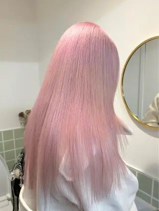 ロング カラー nico TOKYO 渋谷所属・ブリーチ ハイトーン 特化🌈フジタハルキのヘアスタイル