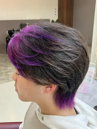 ショート カラー メンズ KEN 🌟のヘアスタイル