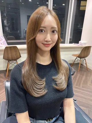 ロング カラー C'BON hair salon neaf所属・滝口 和城のヘアスタイル