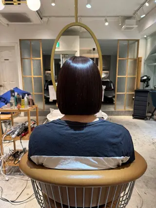 ミディアム 髪質改善/ボブ /韓国/erikoのヘアスタイル