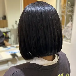 ミディアム Halo/長居美容室 ショート/ROKIのヘアスタイル