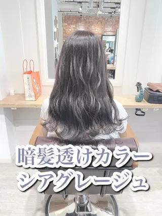 ロング カラー 艶髪カラー 渡辺岳也のヘアスタイル