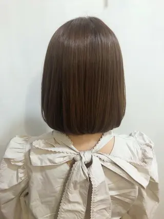 ショート カラー 🕊鈴木李歩🤍 ボブ/似合わせカットのヘアスタイル