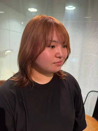 ミディアム カラー designcolo r/似合わせNOKAのヘアスタイル