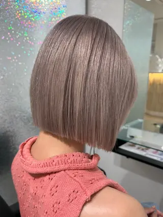 ショート カラー Mizuki/府中/ 艶感ハイトーン🌟のヘアスタイル