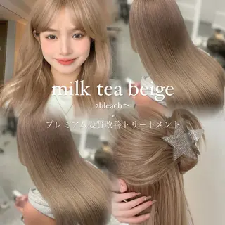 ロング カラー モテ髪💕ハイトーン yuriaのヘアスタイル