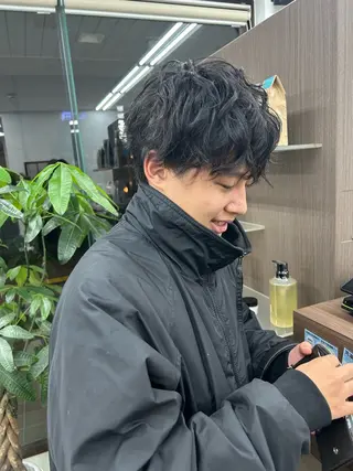 ショート パーマ メンズ メンズパーマの達人 /タカシマ　ダイスケのヘアスタイル