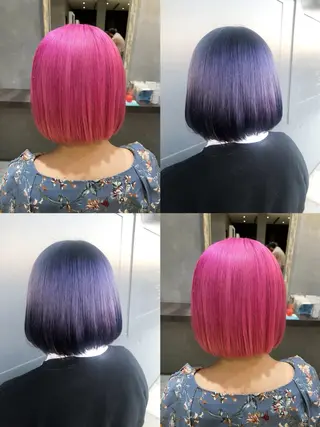 カラー そら୨୧˖men's /デザインカラーのヘアスタイル