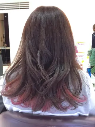 セミロング 松本 明日可のヘアスタイル