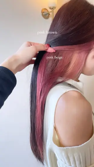 ミディアム カラー Re.ly所属・Ly🎀 Ricoのヘアスタイル