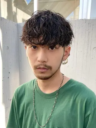 ショート パーマ メンズ 11.12月限定割引 fifth前比嘉💥のヘアスタイル