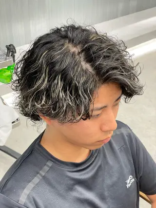 カラー パーマ メンズ 【圧倒的センス】 まる/メンズカラーのヘアスタイル