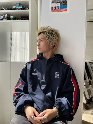 ショート hen所属・中西 遥聖のヘアスタイル