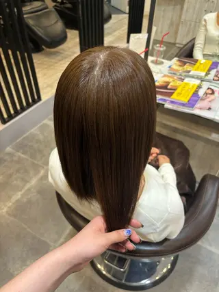 ミディアム 平瀬 胡桃のヘアスタイル