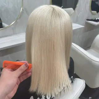 ミディアム 🌟ハイトーン/ボブ /RYOJU🌟のヘアスタイル