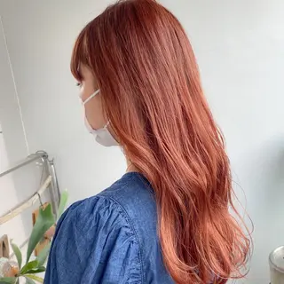 セミロング カラー 中屋恵美🎨 Designカラーのヘアスタイル