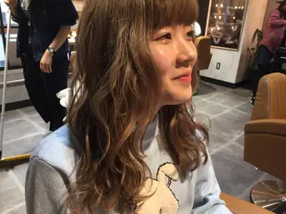 ロング カラー パーマ ヘアアレンジ メンズ キッズ ネイル マツエク・マツパ 韓国ヘア♡おくれ毛♡ ボブ♡sayakaのヘアスタイル