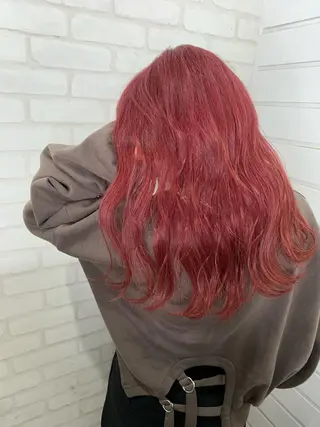 ロング 透け感カラー 顔周り/neneのヘアスタイル