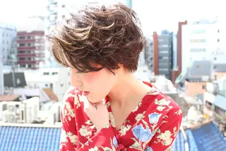 ショート カラー パーマ Mira 代表 SEKIのヘアスタイル