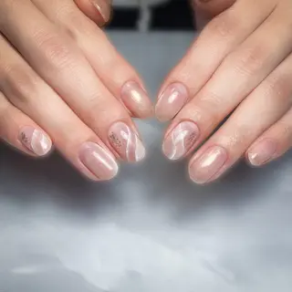 ネイル &.nail/ ニュアンス/持込み可のネイルデザイン