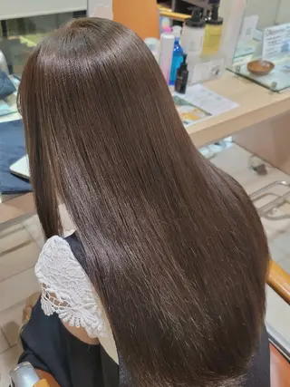 カラー ロング 無料カットモデル/ セット/COCOKAのヘアスタイル