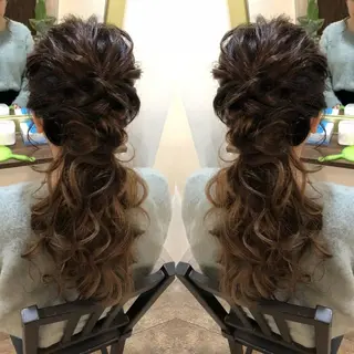 ヘアアレンジ 中原 梨沙のヘアスタイル