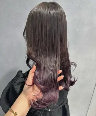 ロング カラー 唐澤 千尋のヘアスタイル