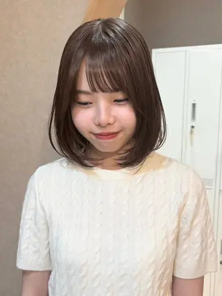 ショート 似合わせ/透明感 /レイヤー/りほ🤍のヘアスタイル