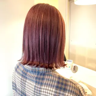 ミディアム 南 妃那のヘアスタイル