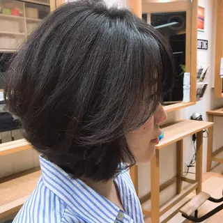 ショート カラー トップスタイリスト 💙藤原 純のヘアスタイル