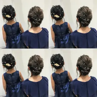 セミロング ヘアアレンジ Miku❇️ フェイスレイヤーのヘアスタイル