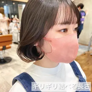 ミディアム カラー パーマ ヘアアレンジ Surpass所属・🌈小顔似合わせ SHIHO🌈のヘアスタイル