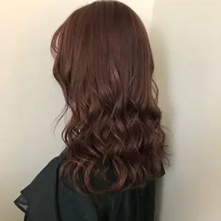 セミロング カラー レイヤー/お顔まわり 暖色カラー🍑Amiのその他イメージ