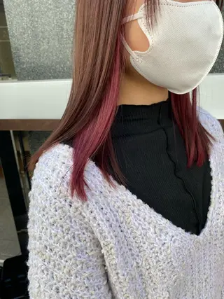 セミロング カラー Agu hair TENOE大宮氷川参道店所属・☀️透明感艶感カラー 増田魁土☀️のヘアスタイル