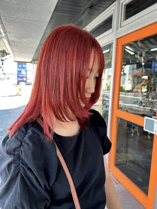 ミディアム 透明感カラー 暖色shihoのヘアスタイル