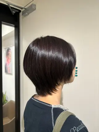 ショート 山田 悠朱里のヘアスタイル
