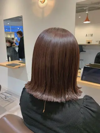 ミディアム カラー MIA 菅原のヘアスタイル