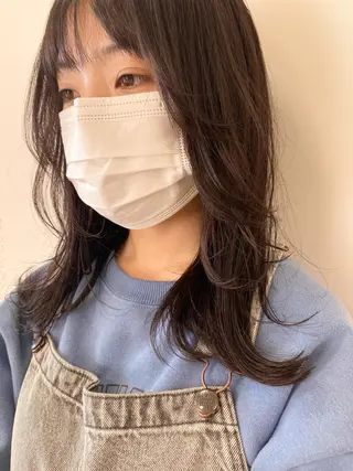 セミロング レイヤー/ウルフ🤎 mayo.のヘアスタイル